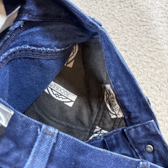 Rockies High Rise Dark Blue Jeans - Picture 4 of 11